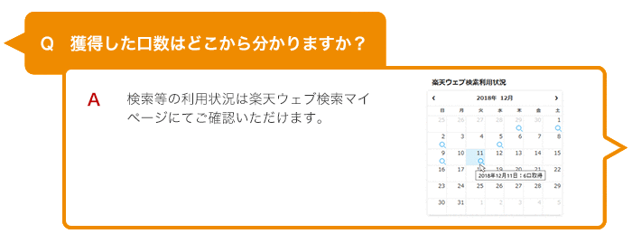 獲得した口数はどこから分かりますか？