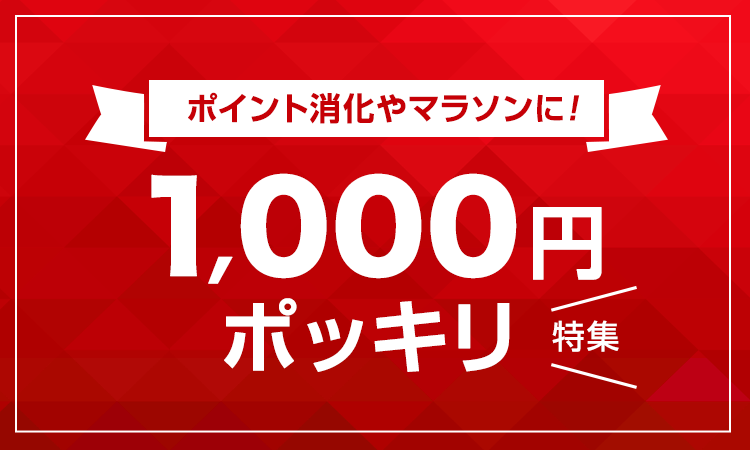 1000円ポッキリ特集